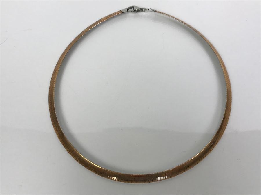 Milor Italy Copper Tone Stainless Steel Necklace [Photo 4]