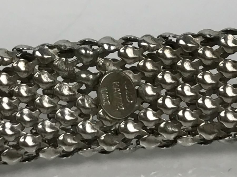 Stylish Sterling Silver Italian Necklace 33.6g [Photo 8]