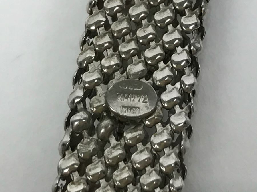 Stylish Sterling Silver Italian Necklace 33.6g [Photo 2]