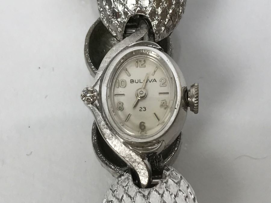 Ladies Vintage Bulova Watch 10K Rolled Gold Plate [Photo 4]