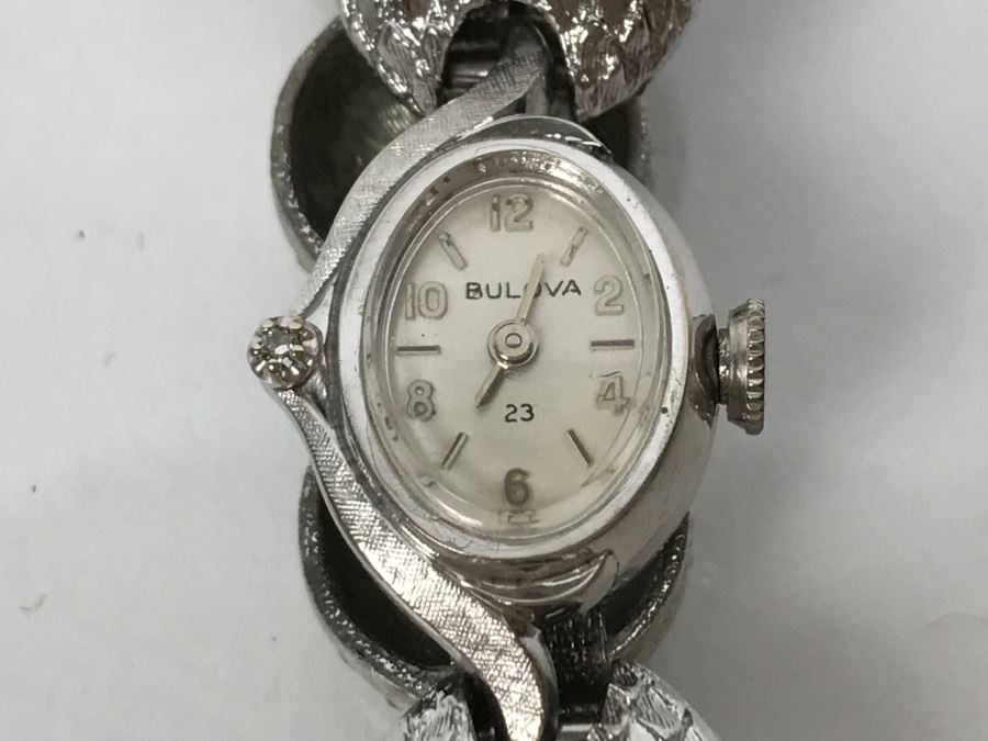 Ladies Vintage Bulova Watch 10K Rolled Gold Plate