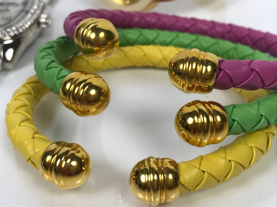 Pair Of Joan Rivers Watches And (3) Bangles [Photo 6]