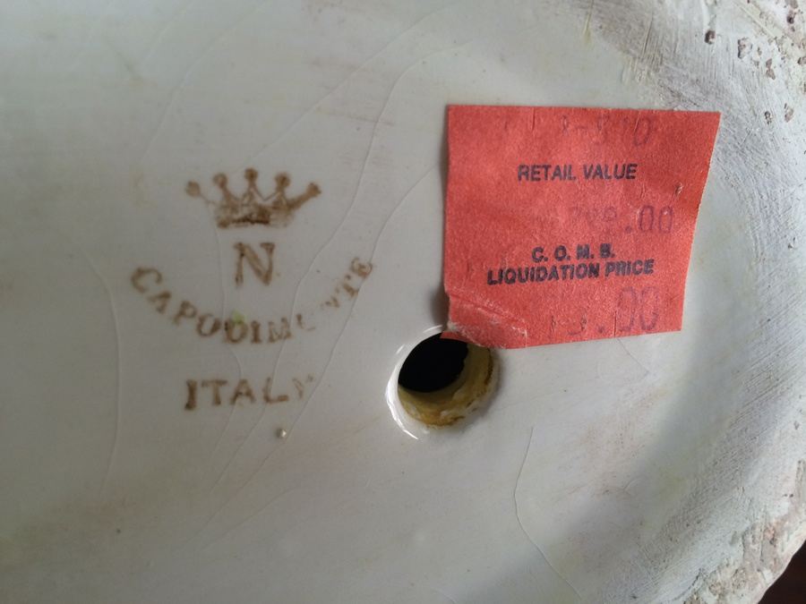 Large Floral Capodimonte Italy Centerpiece [Photo 3]