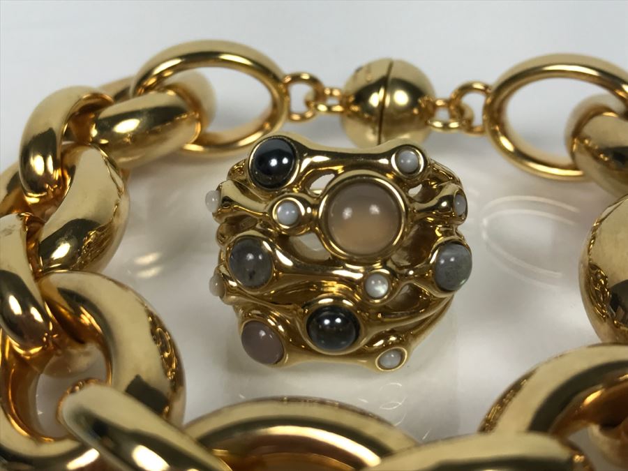 14K Gold Resin Core Ring And Bracelet [Photo 4]