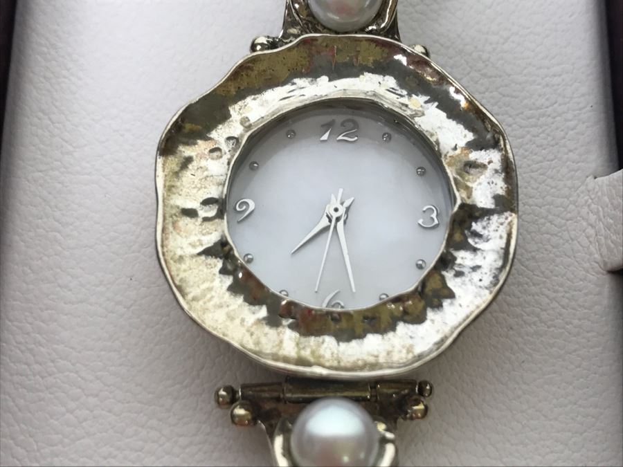 Or Paz Sterling Silver Jewelry Watch From Israel New In Box [Photo 5]