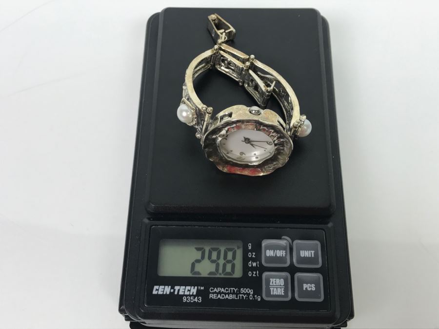 Or Paz Sterling Silver Jewelry Watch From Israel New In Box [Photo 17]