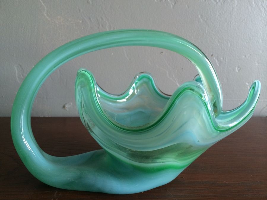 Green Handblown Glass Pieces [Photo 3]