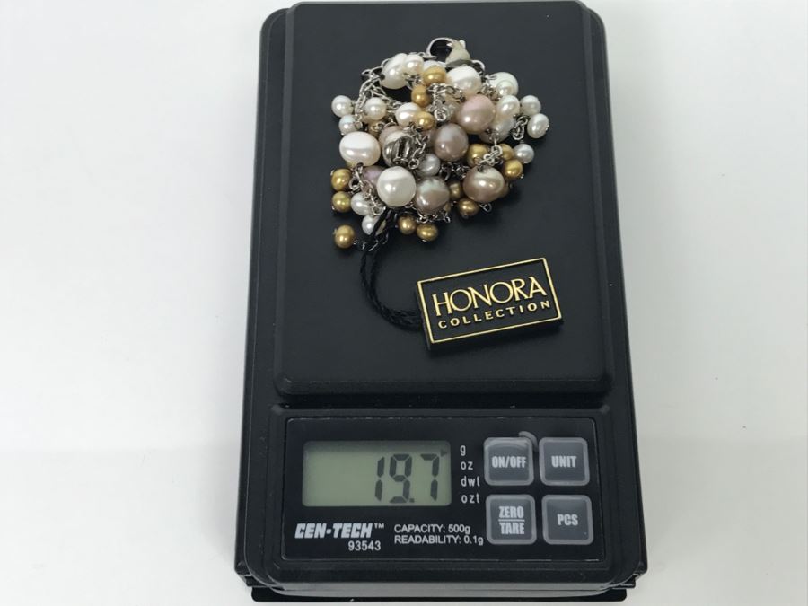 HONORA Collection Sterling Silver Pearl Bracelets 19.7g [Photo 8]