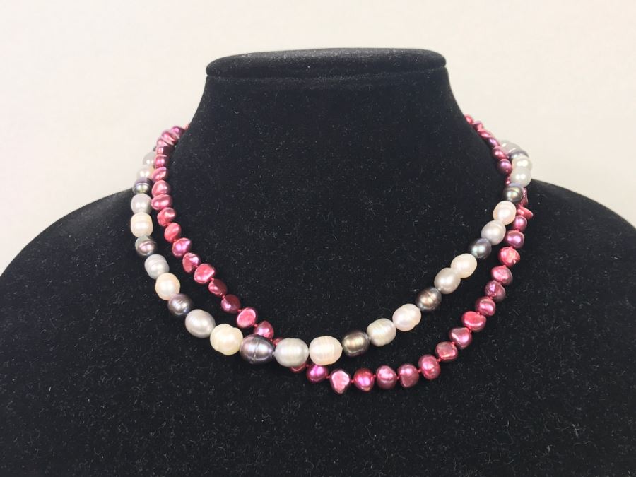 Pair Of Pearl Necklaces [Photo 2]