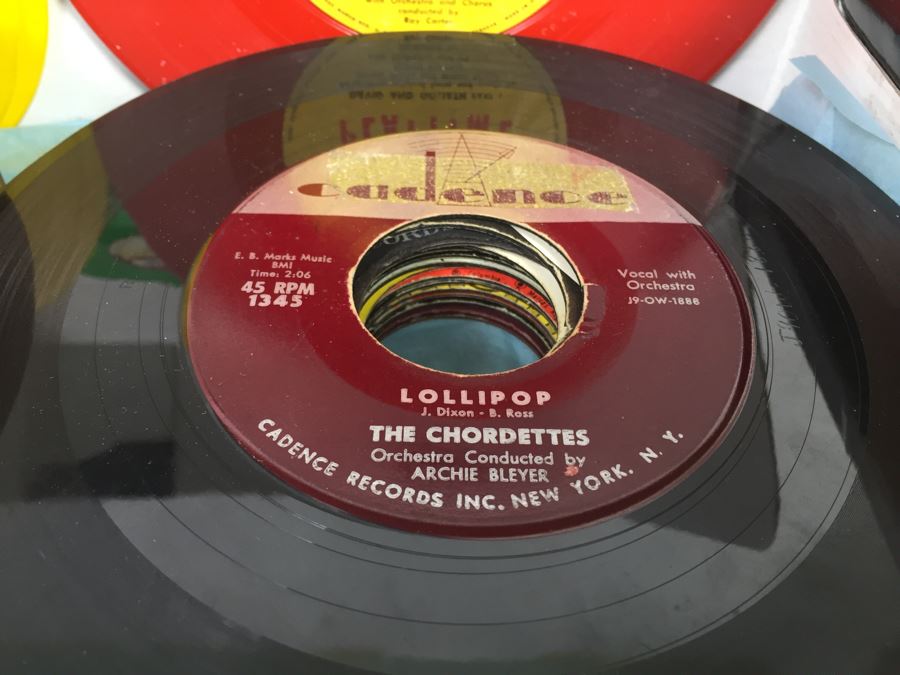 Vintage 45RPM Vinyl Record Collection With Kids Records And The Beatles Day Tripper [Photo 7]