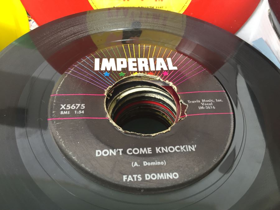 Vintage 45RPM Vinyl Record Collection With Kids Records And The Beatles Day Tripper [Photo 9]