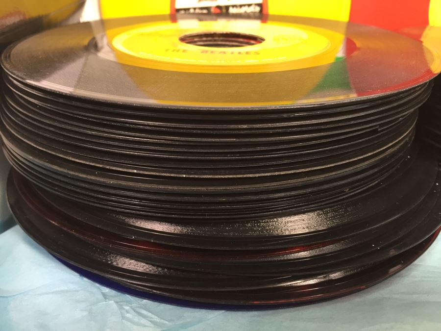 Vintage 45RPM Vinyl Record Collection With Kids Records And The Beatles Day Tripper [Photo 5]