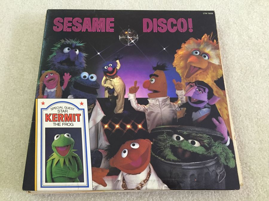 Kids Vinyl Record Collection With Disney, Sesame Disco, Mickey's 50th, The Muppets [Photo 4]