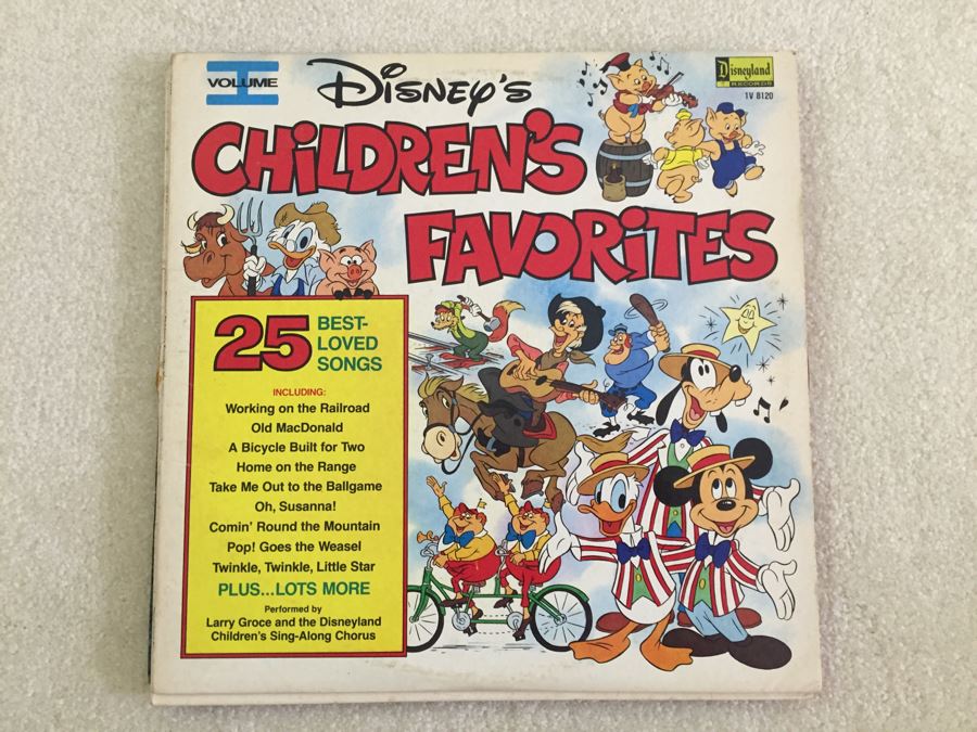 Kids Vinyl Record Collection With Disney, Sesame Disco, Mickey's 50th, The Muppets [Photo 7]