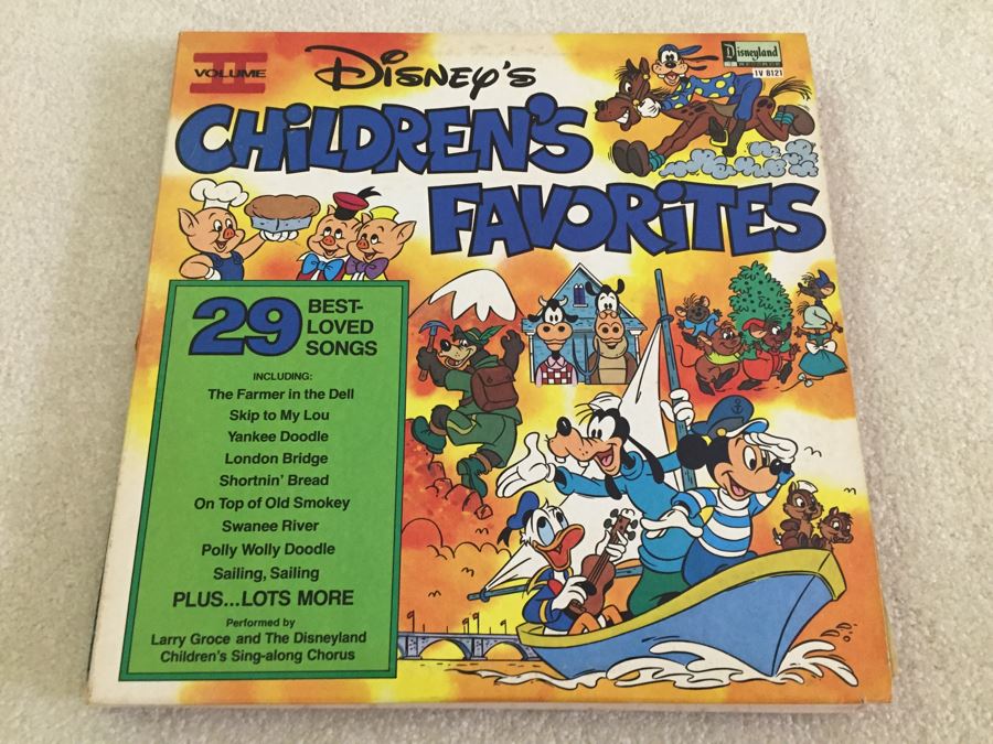 Kids Vinyl Record Collection With Disney, Sesame Disco, Mickey's 50th, The Muppets [Photo 8]