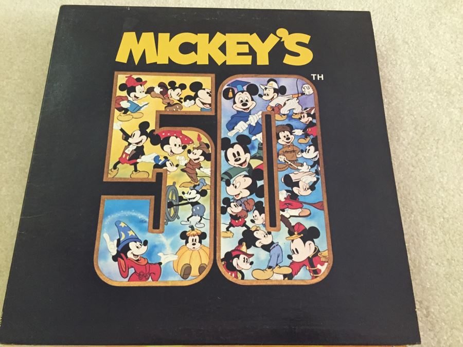 Kids Vinyl Record Collection With Disney, Sesame Disco, Mickey's 50th, The Muppets [Photo 3]