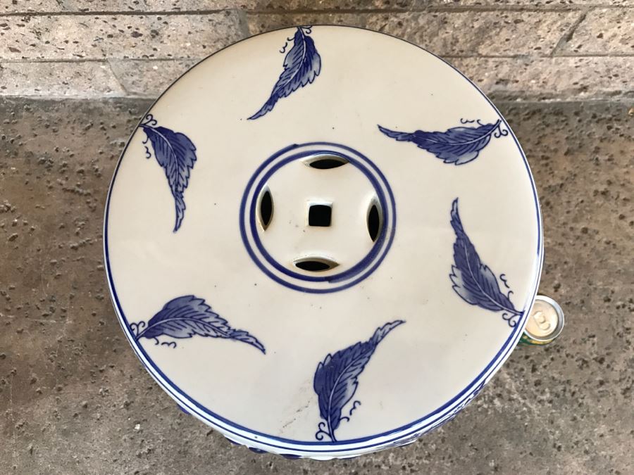 Ceramic Outdoor Garden Stool 18'H X 12'R [Photo 4]