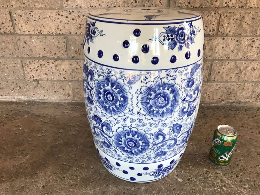 Ceramic Outdoor Garden Stool 18'H X 12'R [Photo 6]