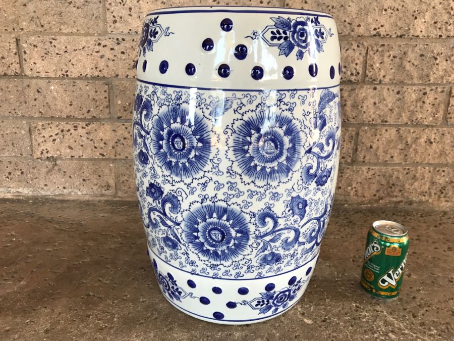 Ceramic Outdoor Garden Stool 18'H X 12'R [Photo 3]