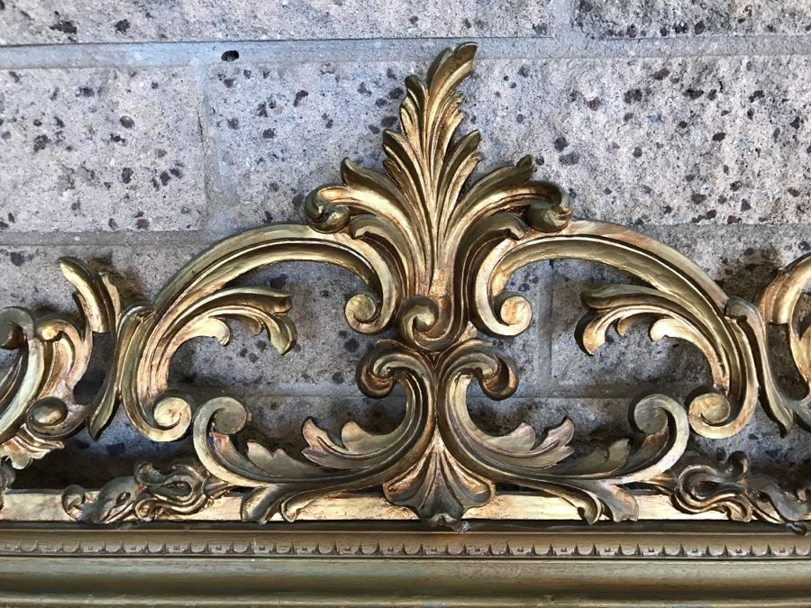 Stunning Gilt Wooden Beveled Glass Wall Mirror 36'W X 45'H [Photo 8]