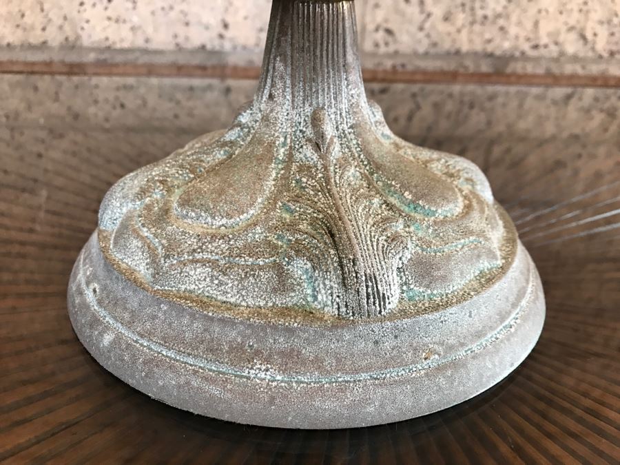 Contemporary Lacquered Brass Candleabra With Center Bowl [Photo 8]