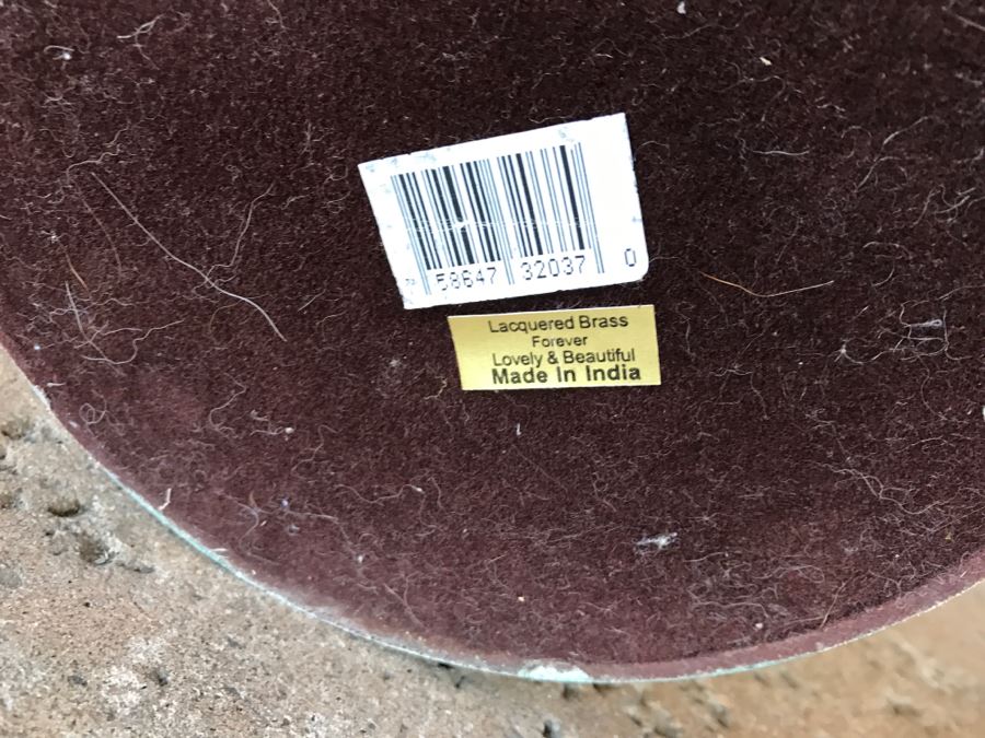 Contemporary Lacquered Brass Candleabra With Center Bowl [Photo 12]