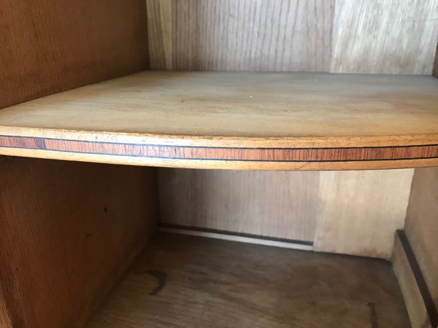 Stunning Dutch Colonial Dining Room Set With Nicely Carved Marble Top China Cabinet, Dining Table And (6) Chairs [Photo 22]