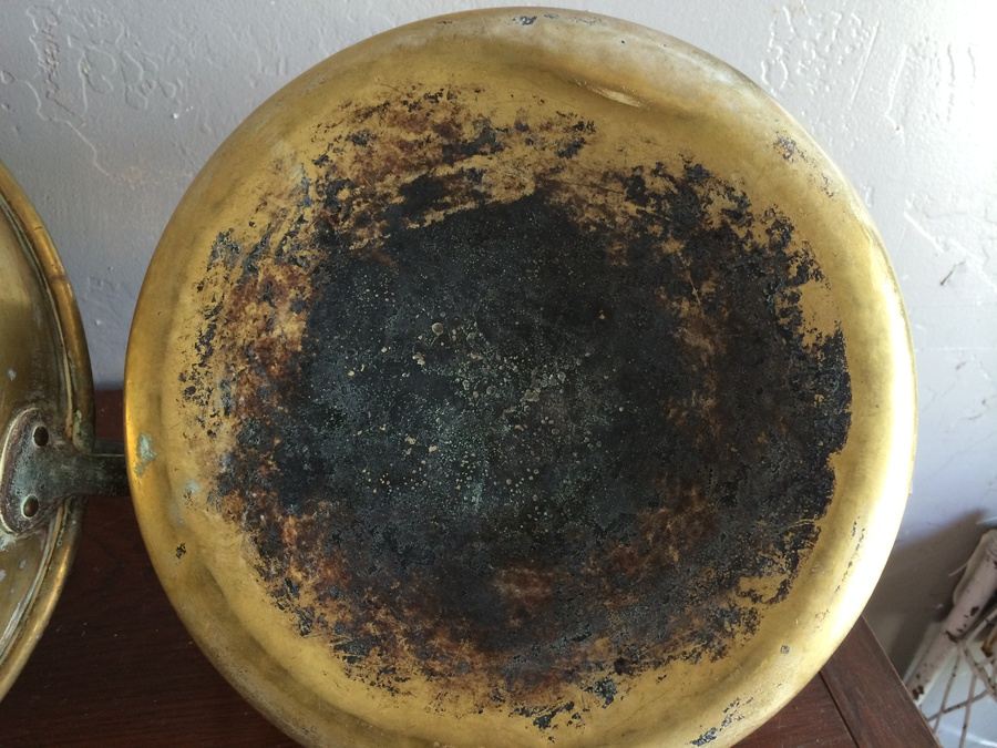 Large Brass Copper Pots with Handles [Photo 8]