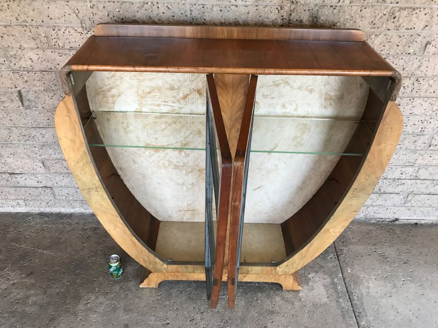 Vintage Curio Display Cabinet 4'W X 1'D X 47'H [Photo 10]