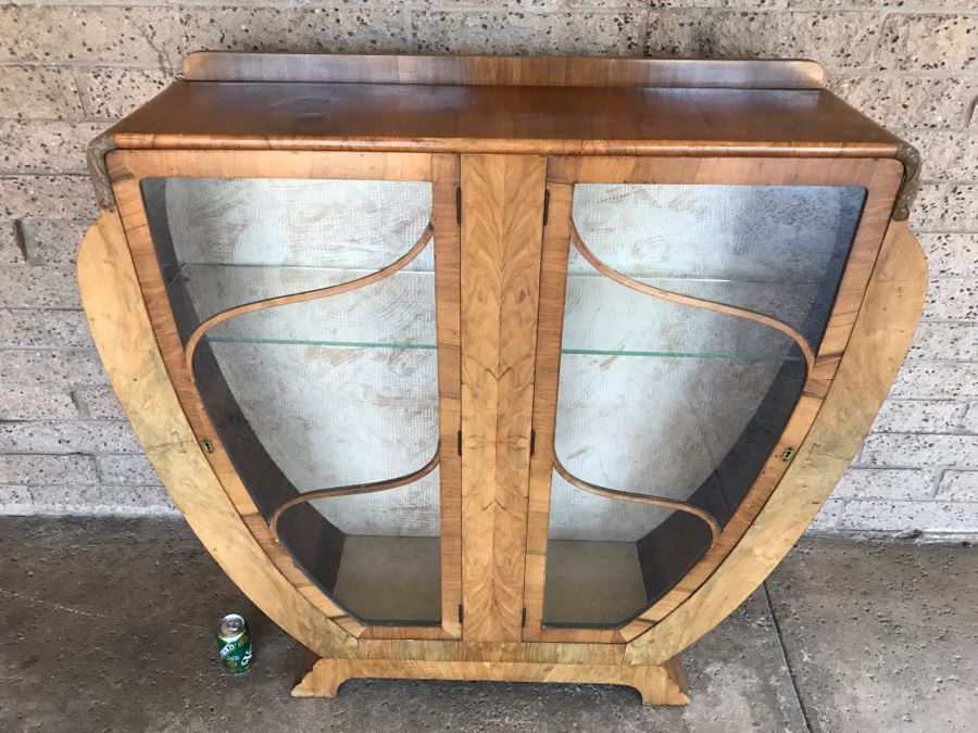 Vintage Curio Display Cabinet 4'W X 1'D X 47'H [Photo 5]