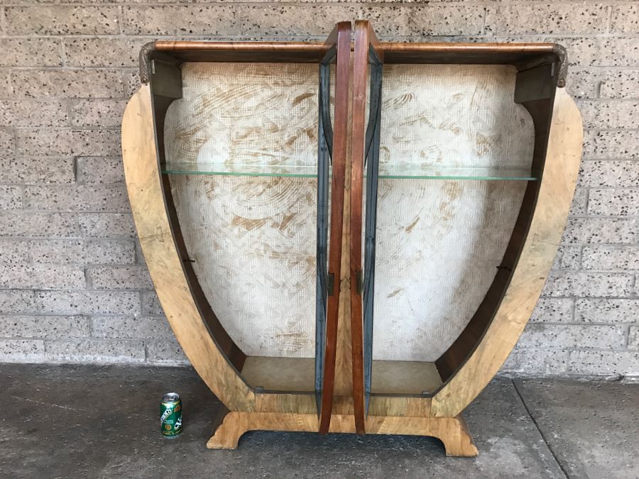 Vintage Curio Display Cabinet 4'W X 1'D X 47'H [Photo 9]