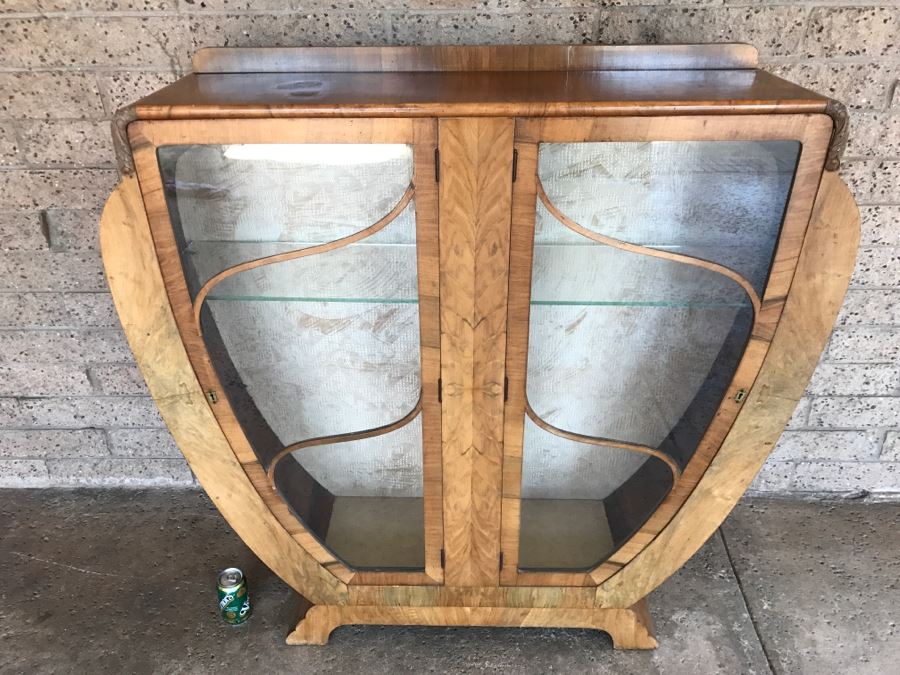 Vintage Curio Display Cabinet 4'W X 1'D X 47'H [Photo 6]