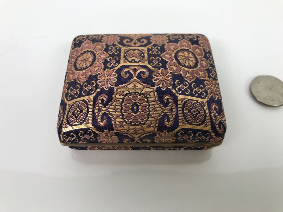 Vintage Sterling Silver Pearl Brooch Pin With Matching Earrings And Jewelry Box 10.5g [Photo 6]