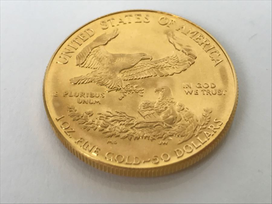 1986 1oz Fine Gold American Eagle $50 Coin Uncirculated - Has Reserve [Photo 10]