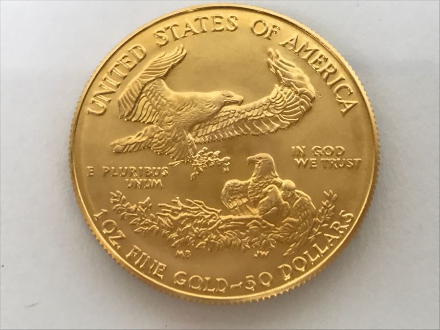 1986 1oz Fine Gold American Eagle $50 Coin Uncirculated - Has Reserve [Photo 6]