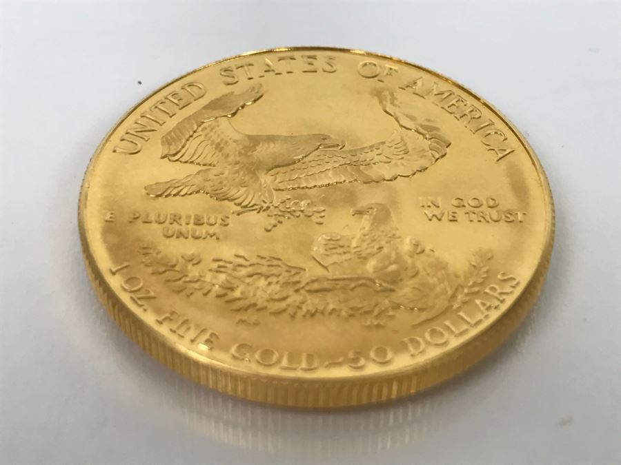 1986 1oz Fine Gold American Eagle $50 Coin Uncirculated - Has Reserve [Photo 7]