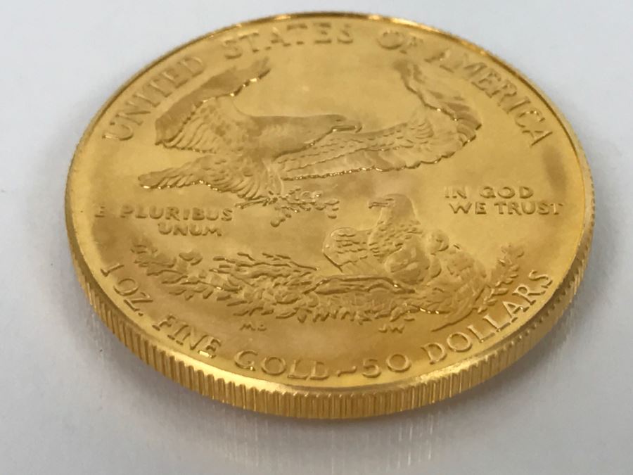 1986 1oz Fine Gold American Eagle $50 Coin Uncirculated - Has Reserve [Photo 7]
