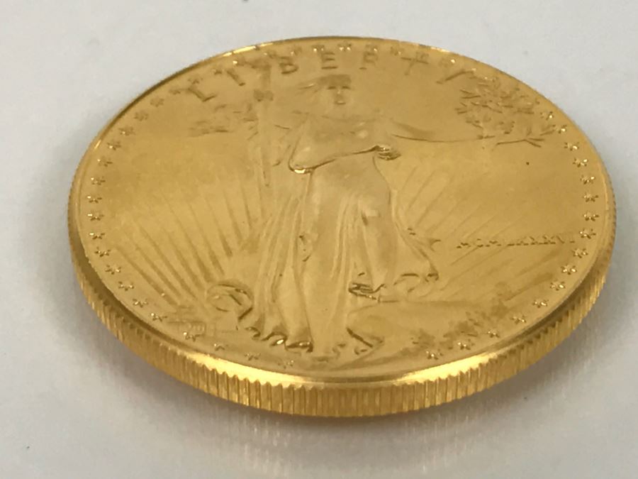1986 1oz Fine Gold American Eagle $50 Coin Uncirculated - Has Reserve [Photo 4]