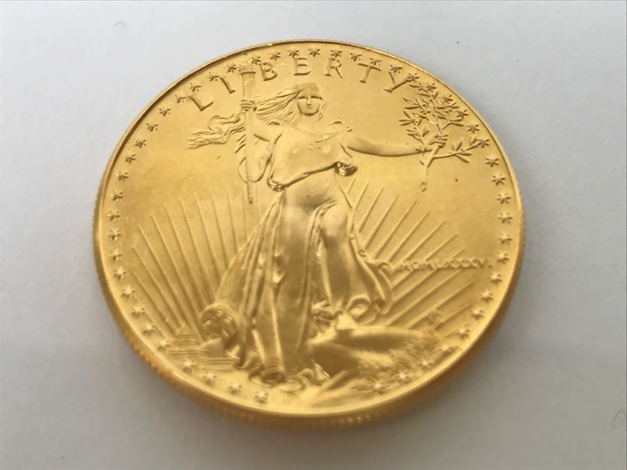 1986 1oz Fine Gold American Eagle $50 Coin Uncirculated - Has Reserve [Photo 2]