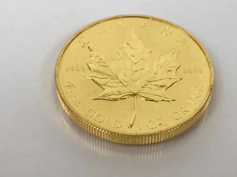 1984 Canada 1oz 50 Dollar Maple Leaf Gold Coin Uncirculated - Has Reserve [Photo 8]