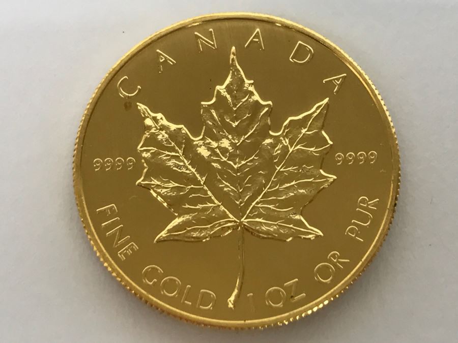 1984 Canada 1oz 50 Dollar Maple Leaf Gold Coin Uncirculated - Has Reserve [Photo 7]