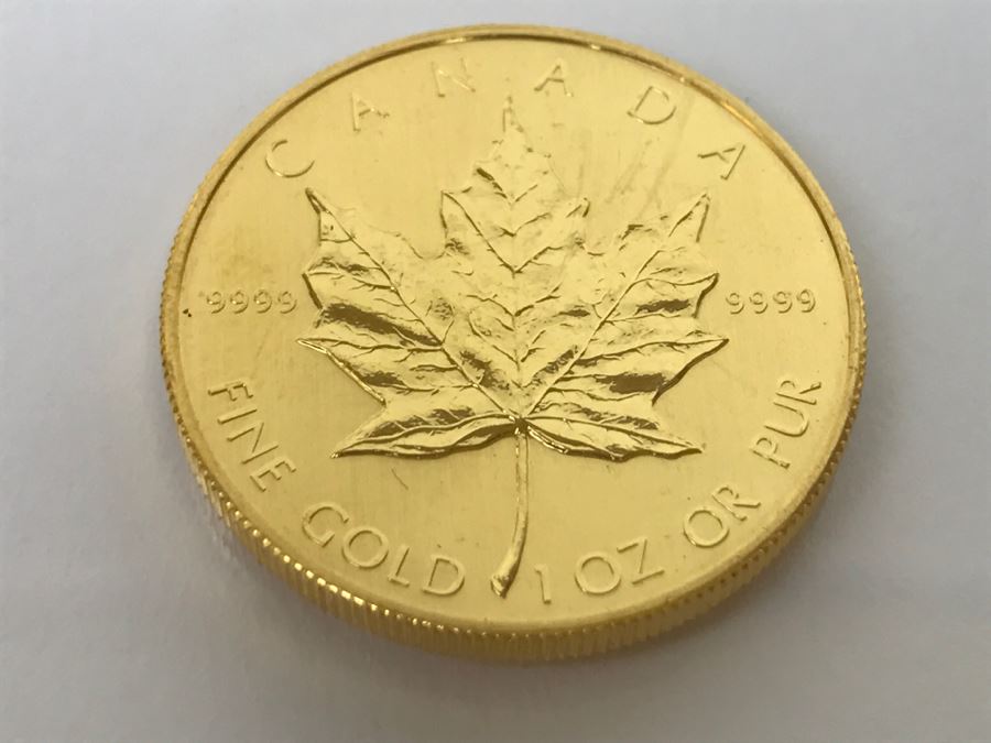 1984 Canada 1oz 50 Dollar Maple Leaf Gold Coin Uncirculated - Has Reserve [Photo 5]