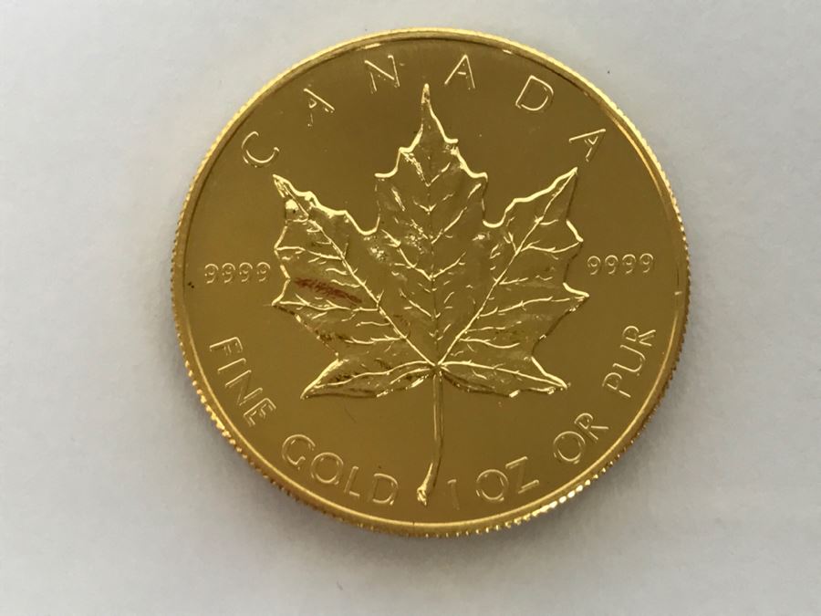 1984 Canada 1oz 50 Dollar Maple Leaf Gold Coin Uncirculated - Has Reserve [Photo 4]