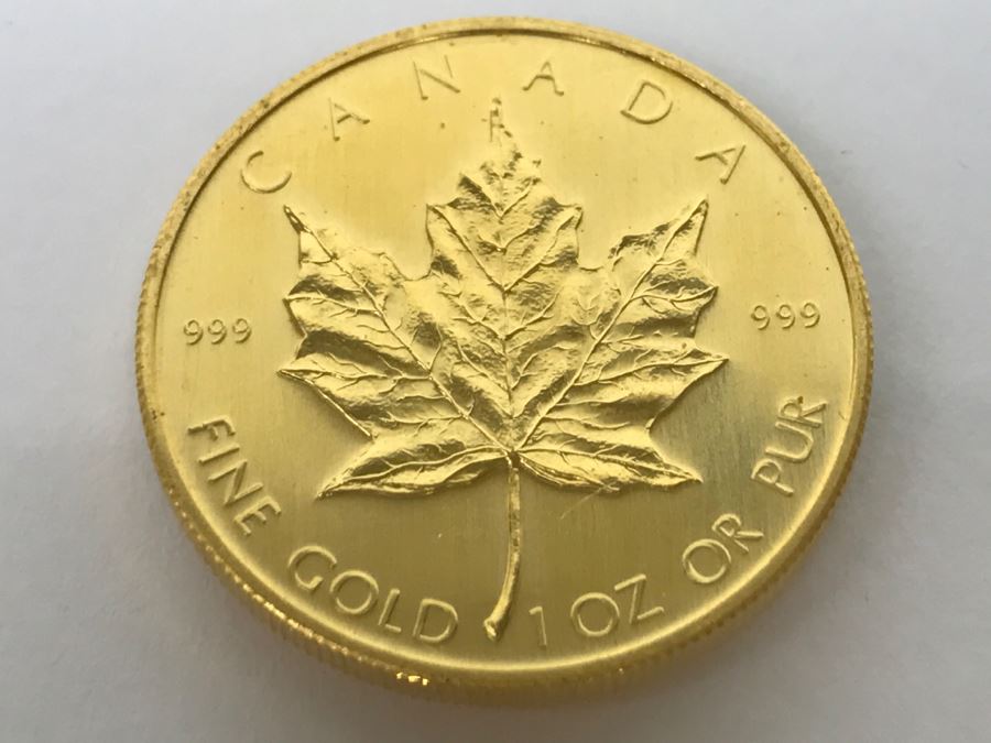 1980 Canada 1oz 50 Dollar Maple Leaf Gold Coin Uncirculated - Has Reserve [Photo 5]