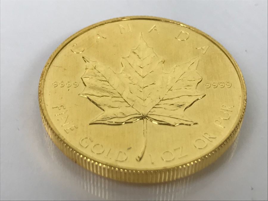 1984 Canada 1oz 50 Dollar Maple Leaf Gold Coin Uncirculated - Has Reserve [Photo 6]