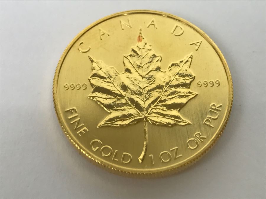 1984 Canada 1oz 50 Dollar Maple Leaf Gold Coin Uncirculated - Has Reserve [Photo 6]