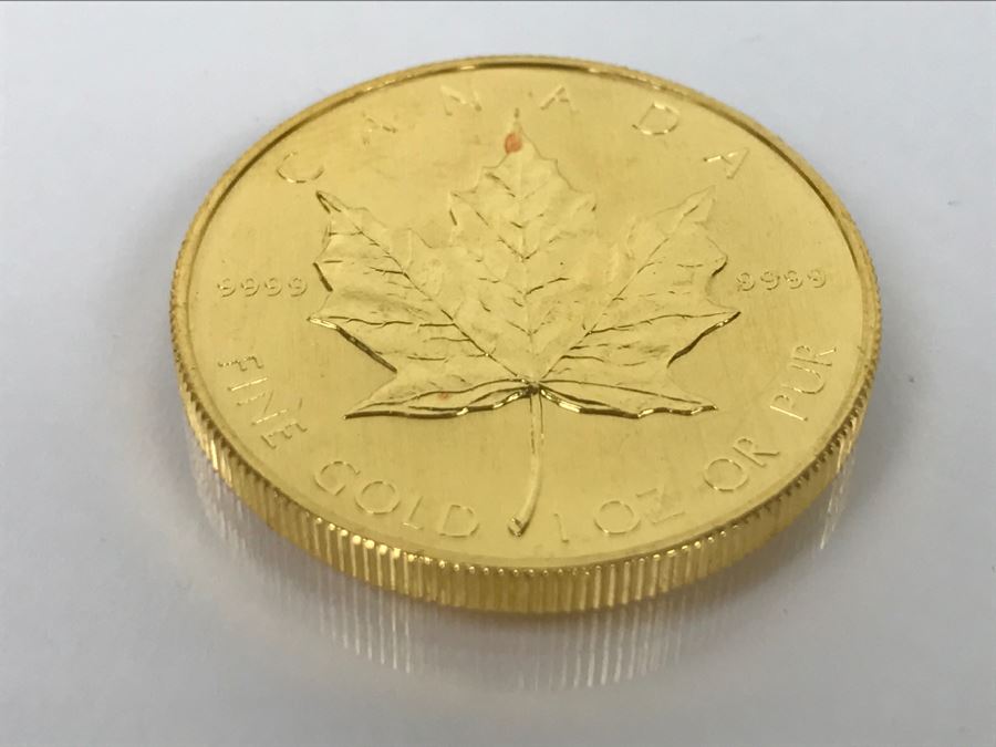 1984 Canada 1oz 50 Dollar Maple Leaf Gold Coin Uncirculated - Has Reserve [Photo 7]