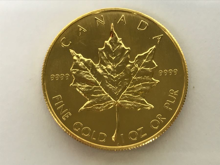 1984 Canada 1oz 50 Dollar Maple Leaf Gold Coin Uncirculated - Has Reserve [Photo 5]