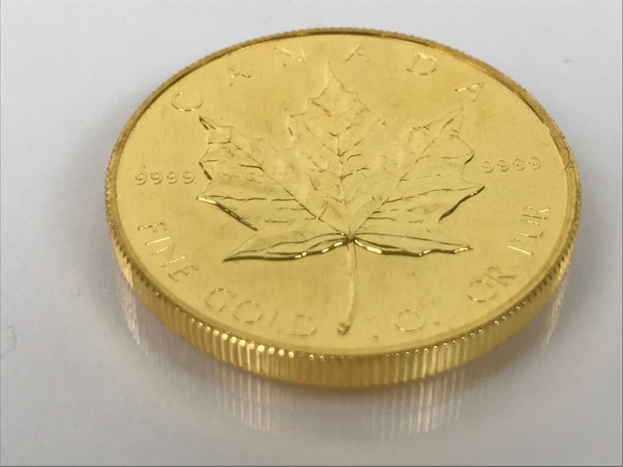 1985 Canada 1oz 50 Dollar Maple Leaf Gold Coin Uncirculated - Has Reserve [Photo 6]