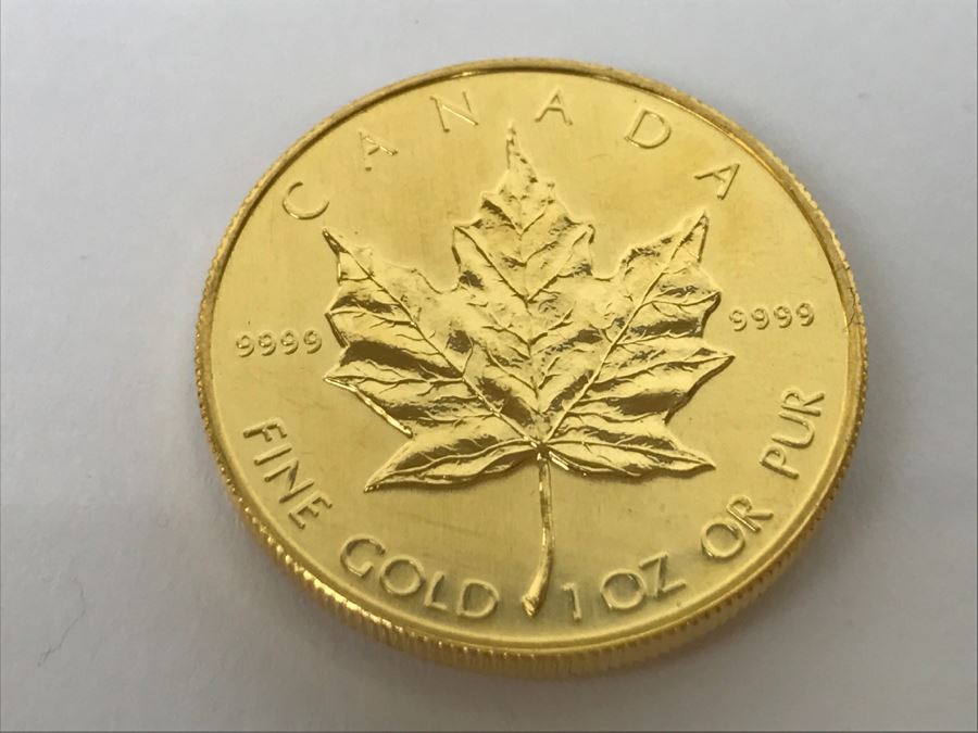 1985 Canada 1oz 50 Dollar Maple Leaf Gold Coin Uncirculated - Has Reserve [Photo 5]